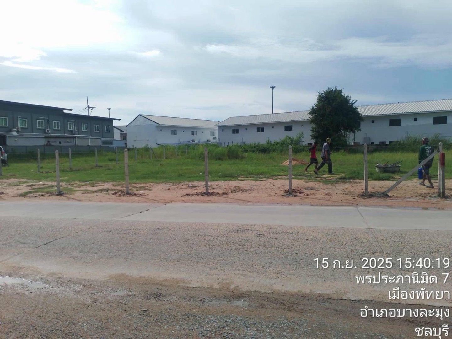 Land for rent Map Song - Boxing Camp, Bang Lamung, Chonburi, near the motorway