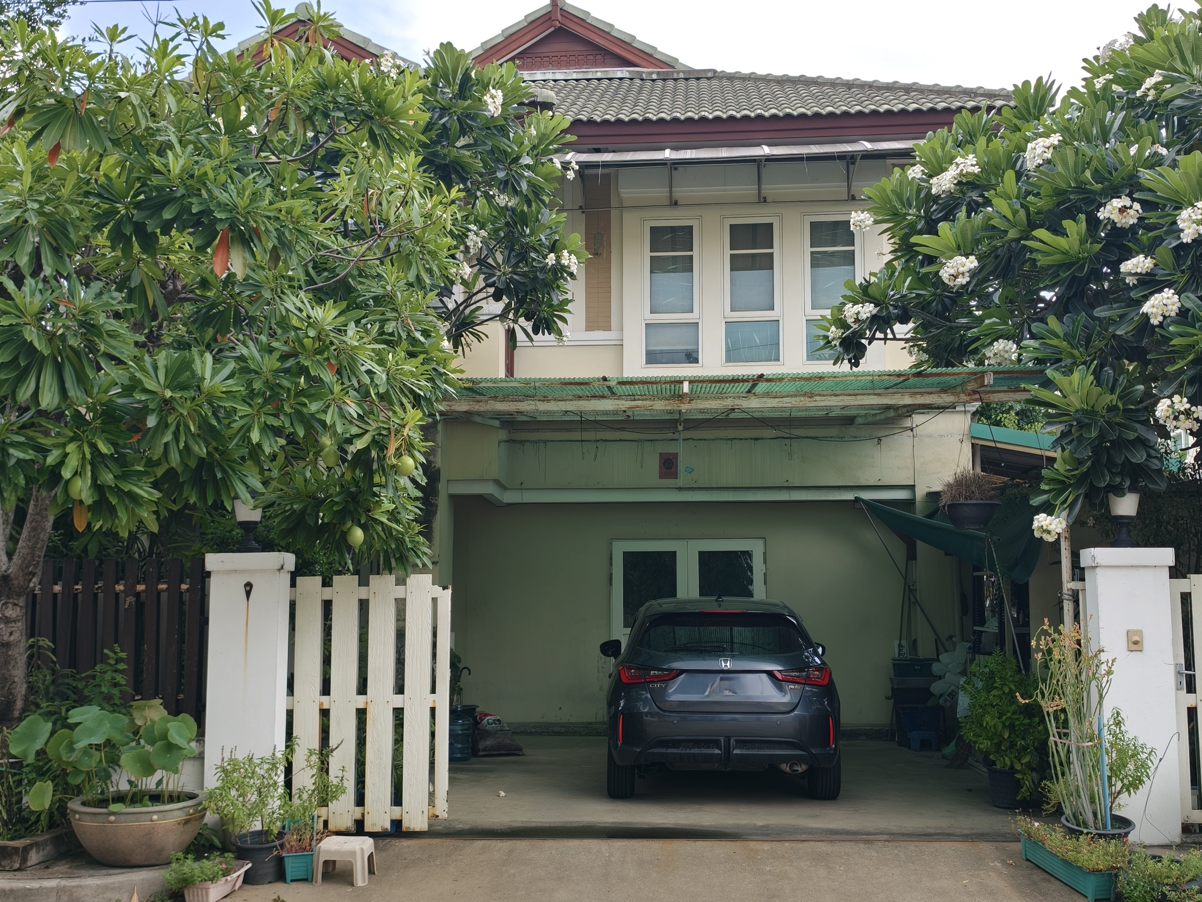 Single house for sale, Ananda Sport Life, King Kaew-Bang Phli, area 80 sq m, 2 floors, 5 bedrooms, 3 bathrooms, multi-purpose room, kitchen, hall, addition of parking space to become an office room. Increase usable space Near Suvarnabhumi Airport Windmill
