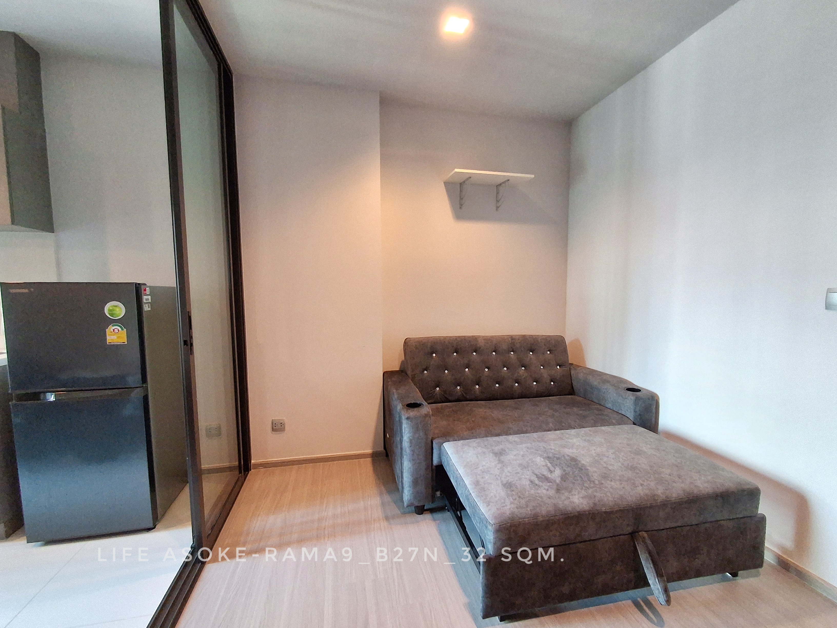 🎉🎉Room for RENT-Life Asoke-Rama9 north view side 1 bedroom good condition close to Central GR9, MRT Phraram 9 – รูปที่ 3