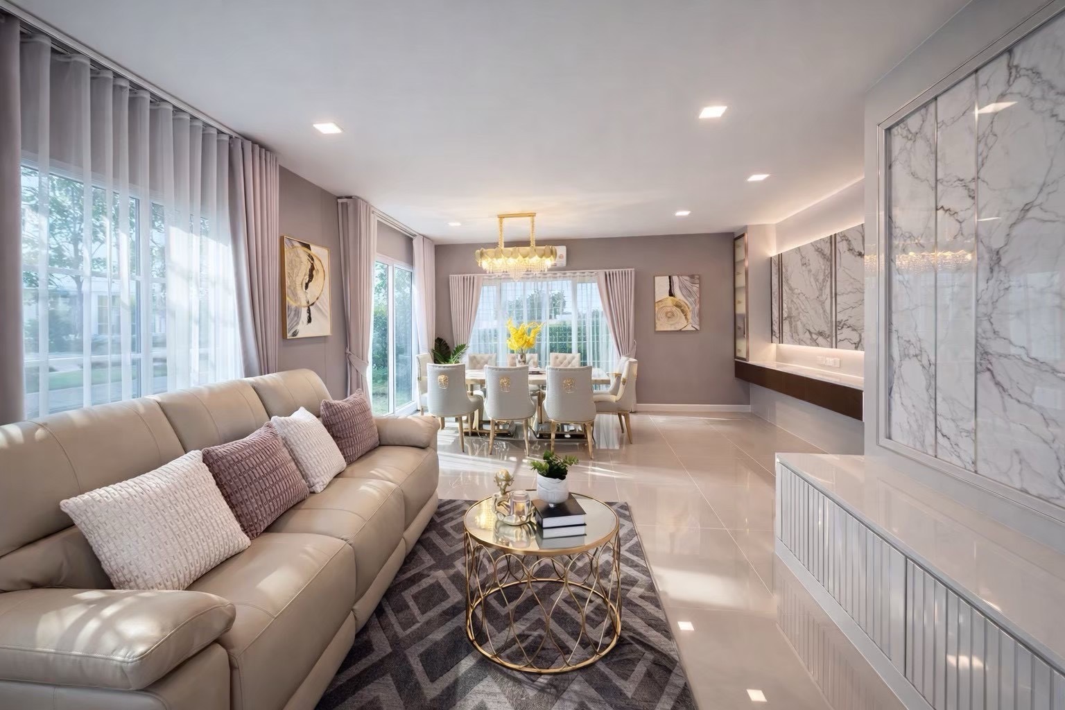 ขายและเช่าบ้านเดี่ยว Golden Neo Sukhumvit–Lasalleวิวสวน พร้อมเข้าอยู่ ตกแต่งครบ ☎️0809895553 k.jin