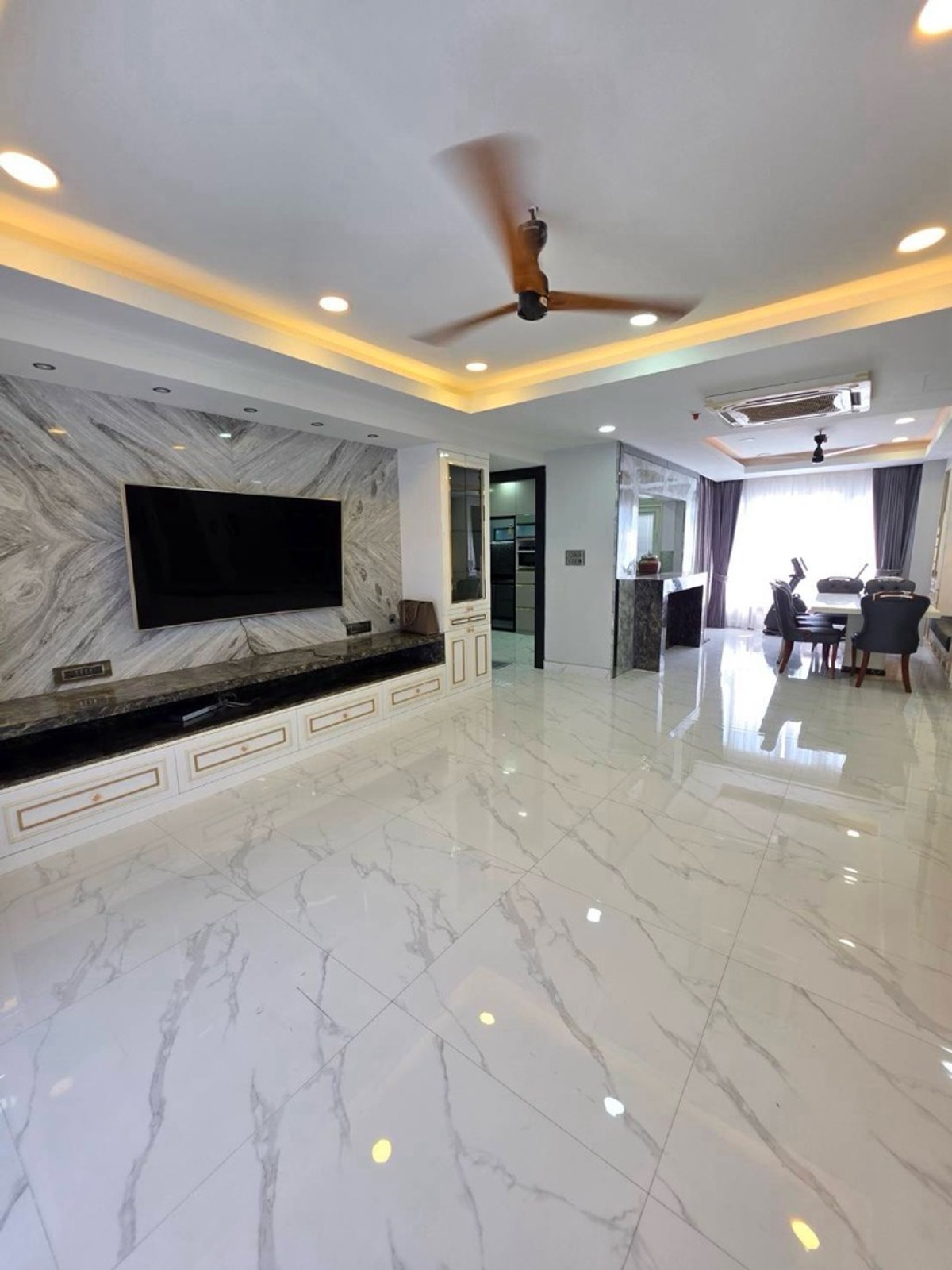 🔥 ให้เช่าคอนโด ห้องใหญ่ 126 ตร.ม. วิวแม่น้ำ+วิวเมือง ชั้นสูง รีโนเวทใหม่ – รูปที่ 4