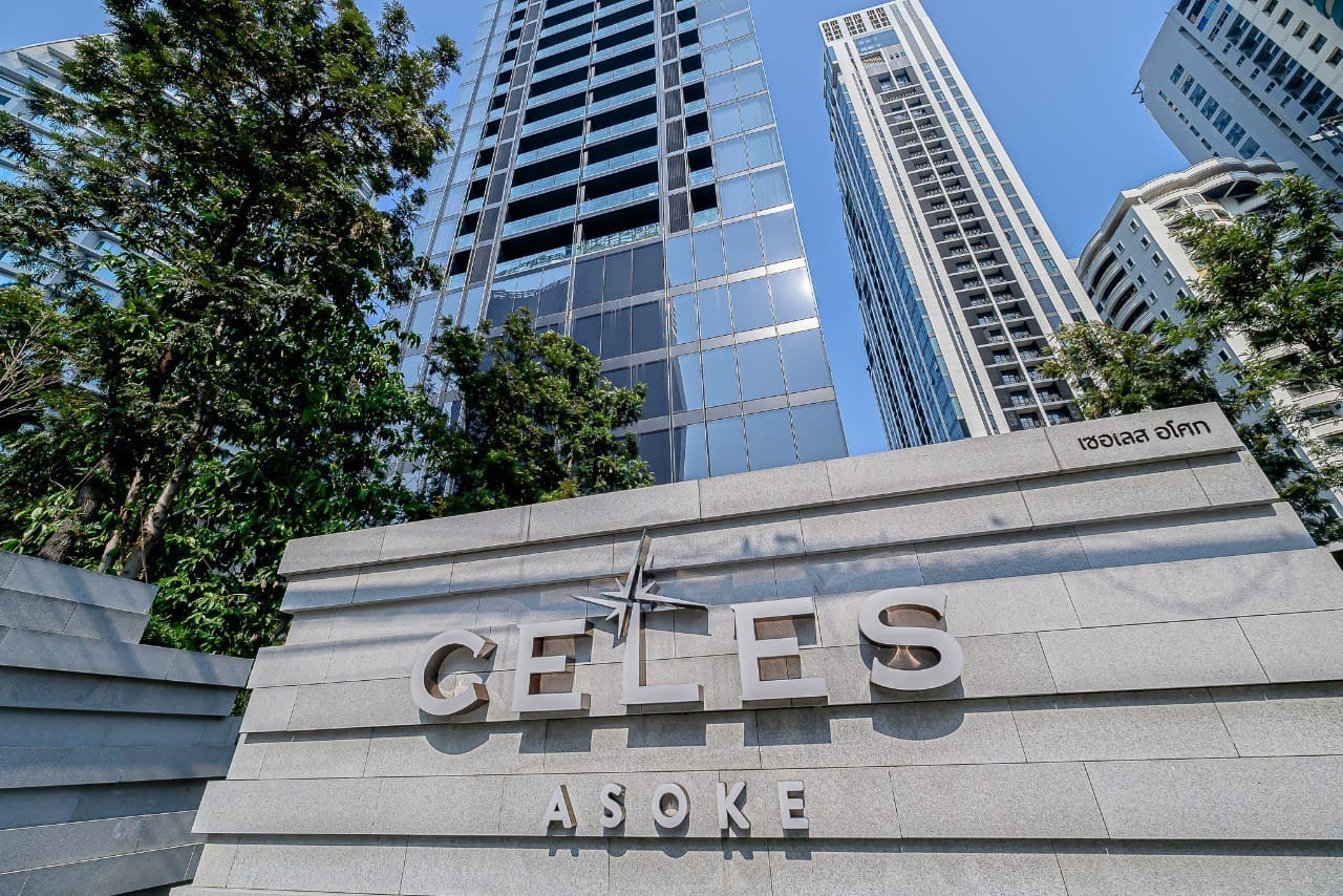 🔥Urgent Sale+🔥 Celes Asoke, near BTS Asoke and MRT Sukhumvit stations. Fully furnished and ready to move in.