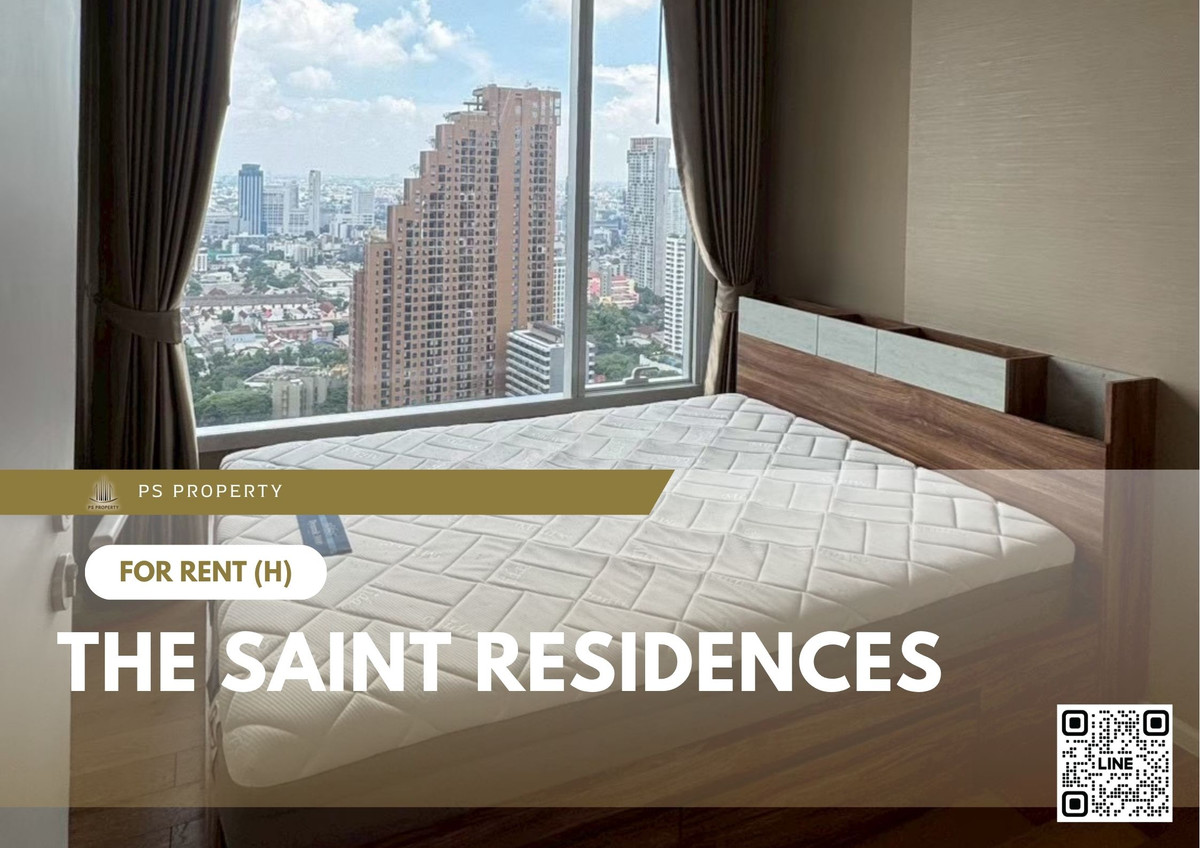For Rent ✨ The Saint Residences ✨ Fully furnished with appliances, near BTS Ha Yaek Ladprao.