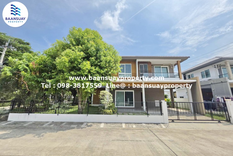 Best value in this area! Beautiful house ready to move in, Chaiyapruek Pinklao-Kanchana, potential location, easy entry into the city, near Central Westgate.