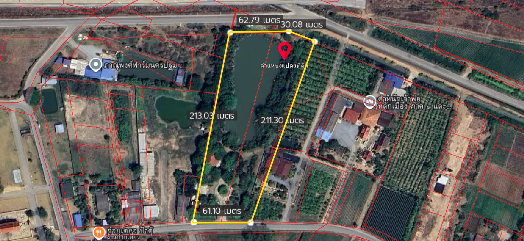  Beautiful land for sale in a prime location, near the expressway, Motorway M81 Bang Yai-Kanchanaburi.