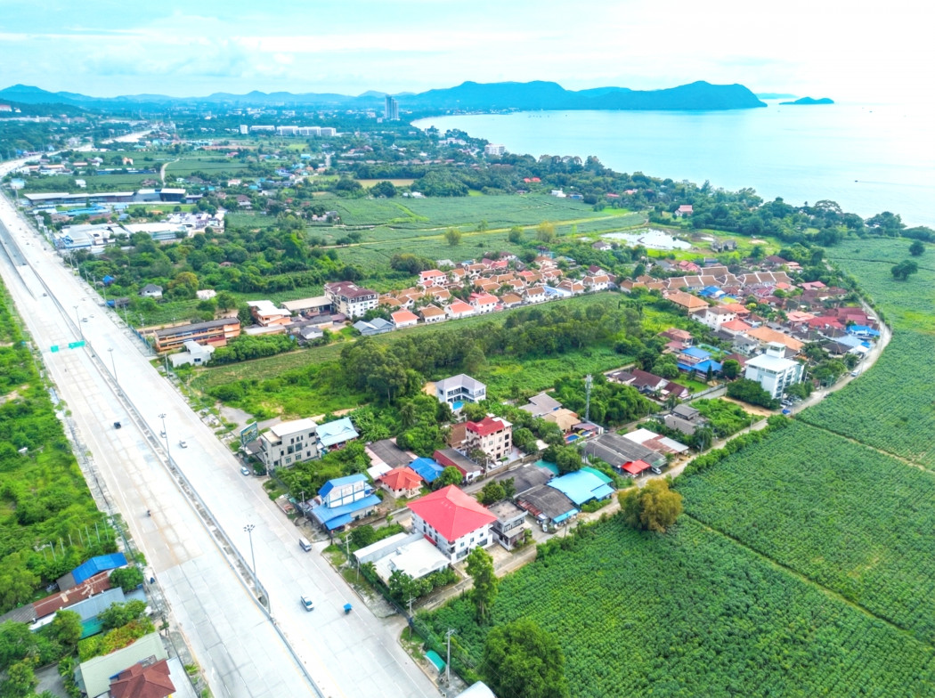 ขายที่ดิน ริมถนนสุขุมวิท นาจอมเทียน พัทยา 10 ไร่ เหมาะ ทำคอนโด โรงแรม CC – รูปที่ 4
