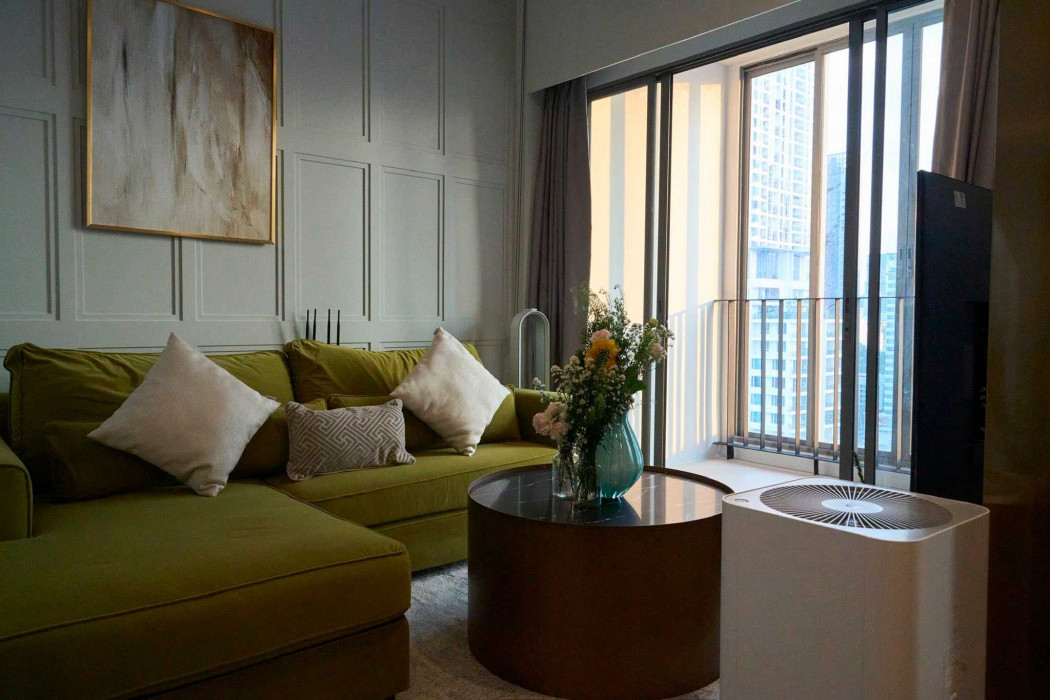 Condo for sale, fully furnished, IDEO Q Phaya Thai, 61 sq m, next to BTS Phaya Thai.