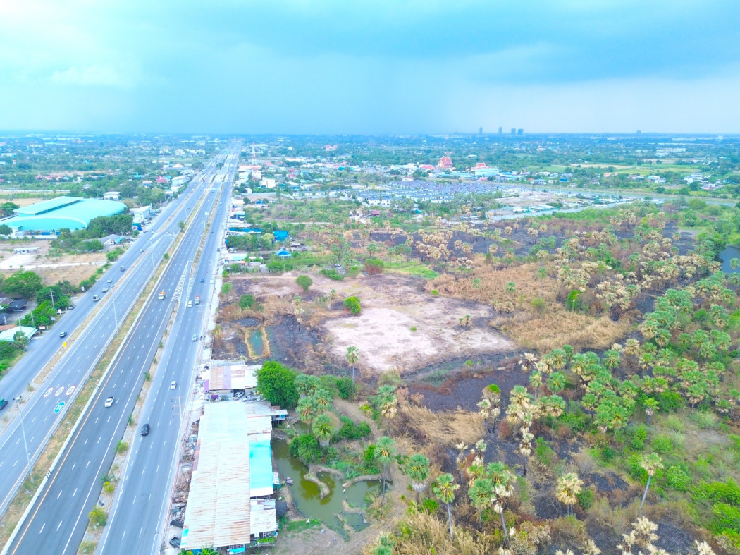 Land for sale on Pathum Thani-Bang Prachan Road, Pathum Thani City, 110 rai 1 ngan 66 square wah. Suitable for housing development. – รูปที่ 4