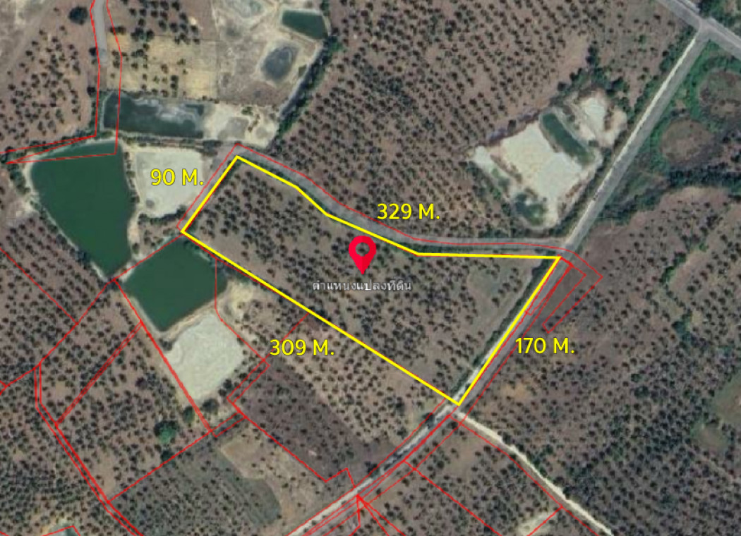 For sale Land in Prachuap, 20 rai 2 ngan 77 sq.wah, near Secret Cave, Thung Noi Beach, and Emerald Beach – รูปที่ 4