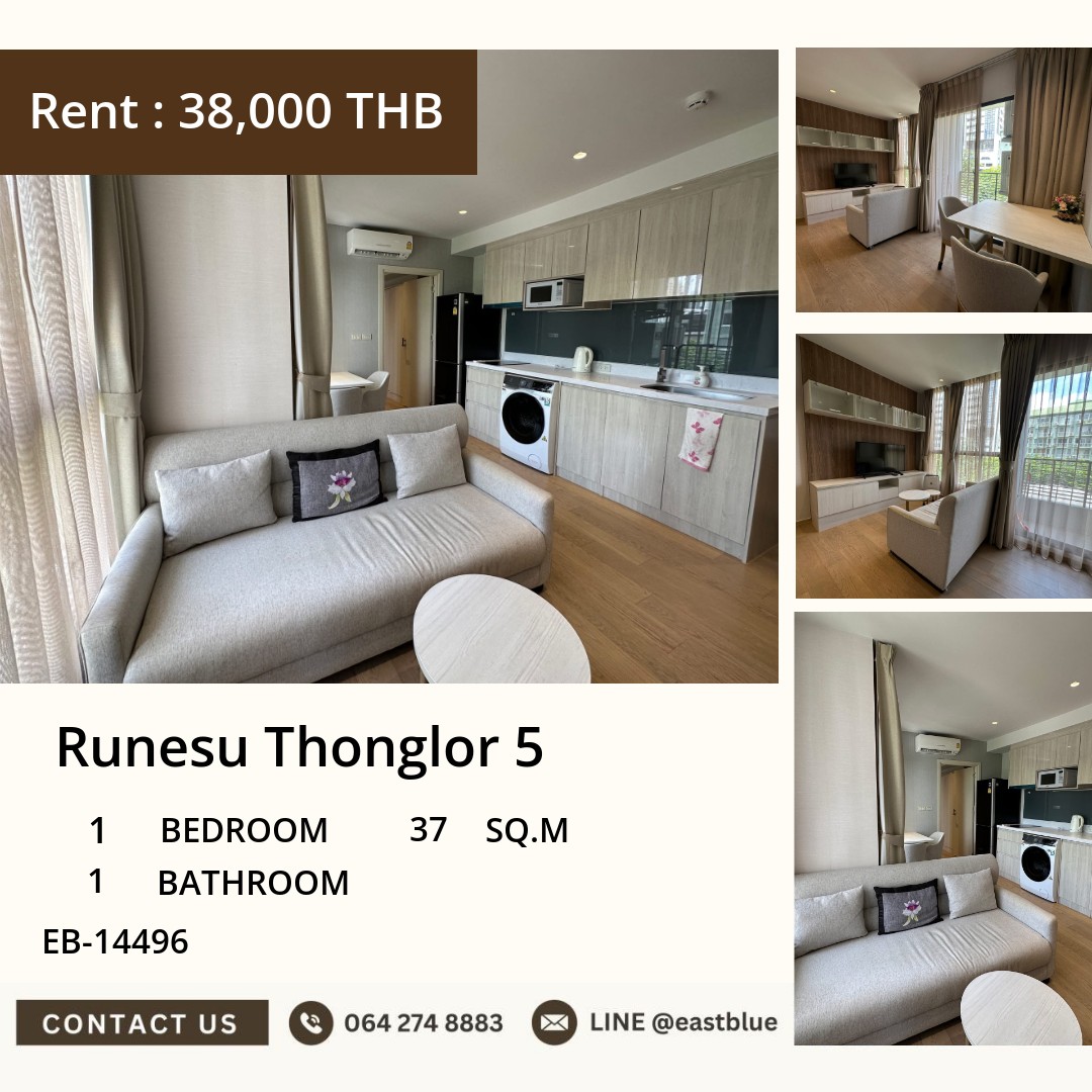 🏙️ Golden minute! 50% off Runesu Thonglor 5 beautiful rooms with heavenly view only 38,000.- 🏙️ Golden minute! 50% off Runesu Thonglor 5 beautiful rooms with heavenly view only 38,000.-