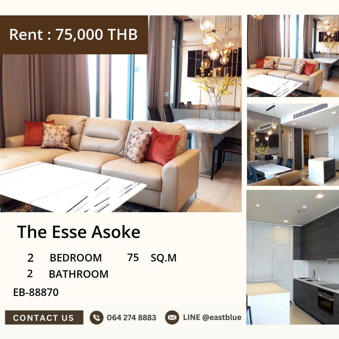 Luxury Condo for Rent at The Esse Asoke 🏙️ Prime Location Luxury Condo for Rent at The Esse Asoke 🏙️ Prime Location