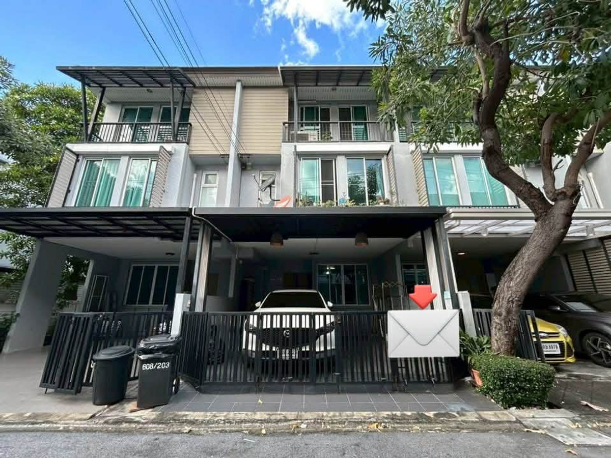 3-story townhome for sale 🌳 Areeya Daily Kaset-Nawamin Village, Areeya Daily Kaset-Nawamin, best location, beautiful condition, ready to move in, near many electric train lines 🔥 3-story townhome for sale 🌳 Areeya Daily Kaset-Nawamin Village, Areeya Daily Kaset-Nawamin, best location, beautiful condition, ready to move in, near many electric train lines 🔥