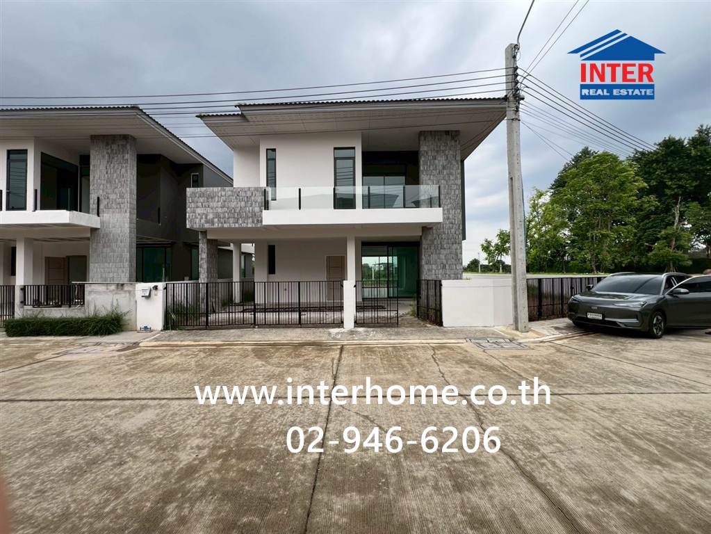 2-story detached house, 150.4 sq m, Esgate Premium Village, Ratchaphruek-346, Soi Wat Tha Kwian, Ratchaphruek Road, Road No. 345, Pak Kret, Nonthaburi. 2-story detached house, 150.4 sq m, Esgate Premium Village, Ratchaphruek-346, Soi Wat Tha Kwian, Ratchaphruek Road, Road No. 345, Pak Kret, Nonthaburi.