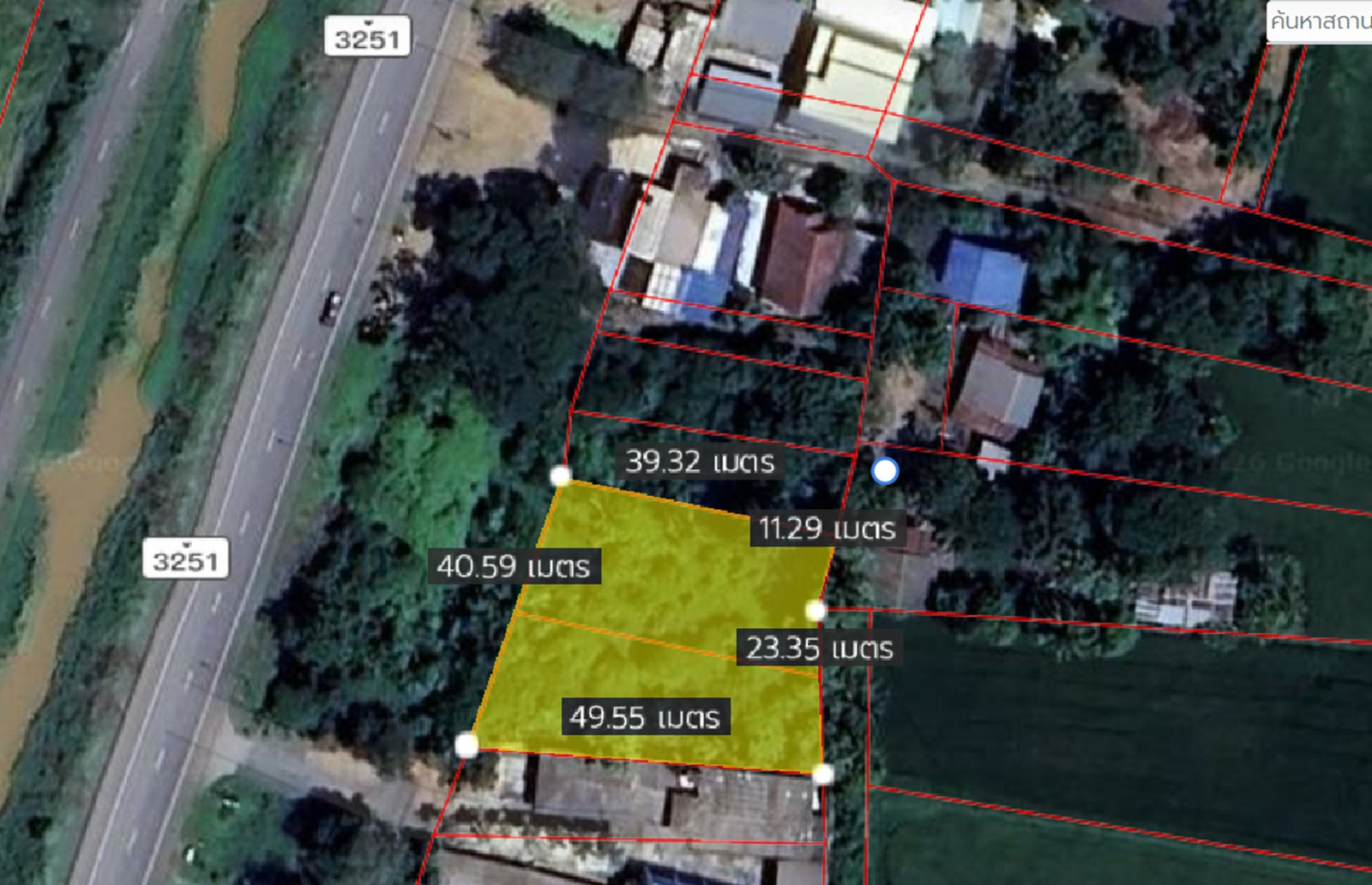 For sale / rent land next to the main road, next to the main road 3251 (Chai Nat - Suphanburi), Sankhaburi District, Chainat Province. – รูปที่ 2