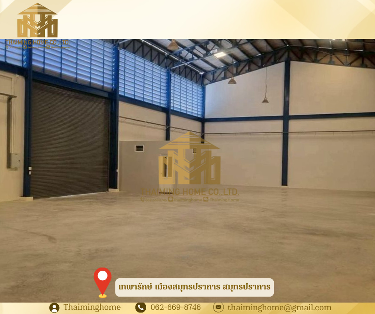 Warehouse with office for rent, size 61 sq m, Theparak, Samut Prakan. – รูปที่ 4