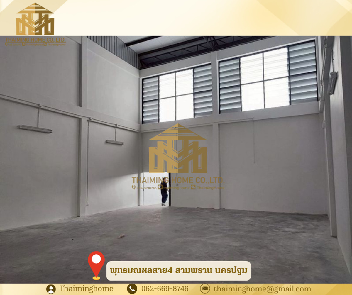 ให้เช่า โกดัง พร้อม โฮมออฟฟิศ พุทธมณฑลสาย4 สามพราน นครปฐม(TW8-17526) – รูปที่ 4