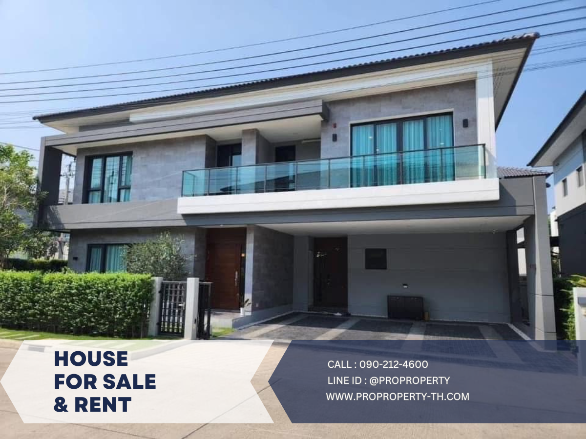 For sale/rent, luxury single house, ready to move in, The City Bangna project For sale/rent, luxury single house, ready to move in, The City Bangna project