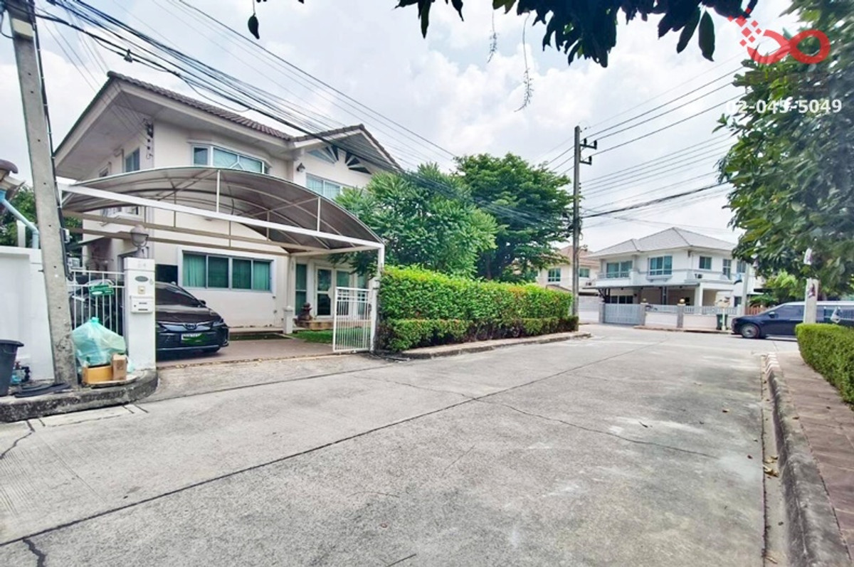 2-story detached house for sale, 79.5 sq m, Supalai Garden Ville Tiwanon - Pathum Thani, corner house.