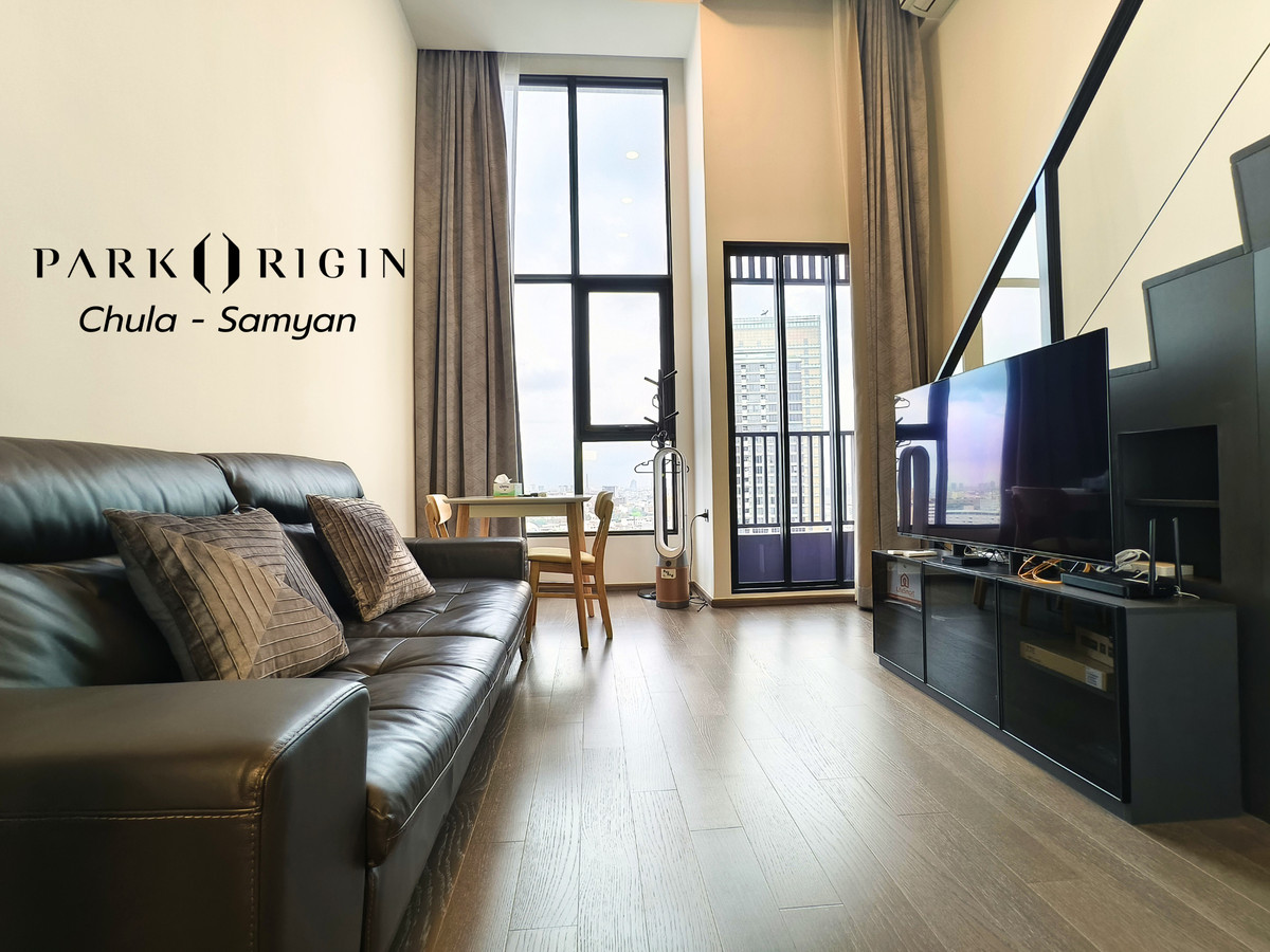ขาย ให้เช่า คอนโด ลิฟท์จอดรถ มีรถรับส่ง Park Origin Chula-Samyan ห้องสวยพร้อมอยู่เลยครับ 1ห้องนอน 1 ห้องน้ำ Duplex 34 ตร.ม. ส่วนกลางระดับ Luxury condo ขาย ให้เช่า คอนโด ลิฟท์จอดรถ มีรถรับส่ง Park Origin Chula-Samyan ห้องสวยพร้อมอยู่เลยครับ 1ห้องนอน 1 ห้องน้ำ Duplex 34 ตร.ม. ส่วนกลางระดับ Luxury condo