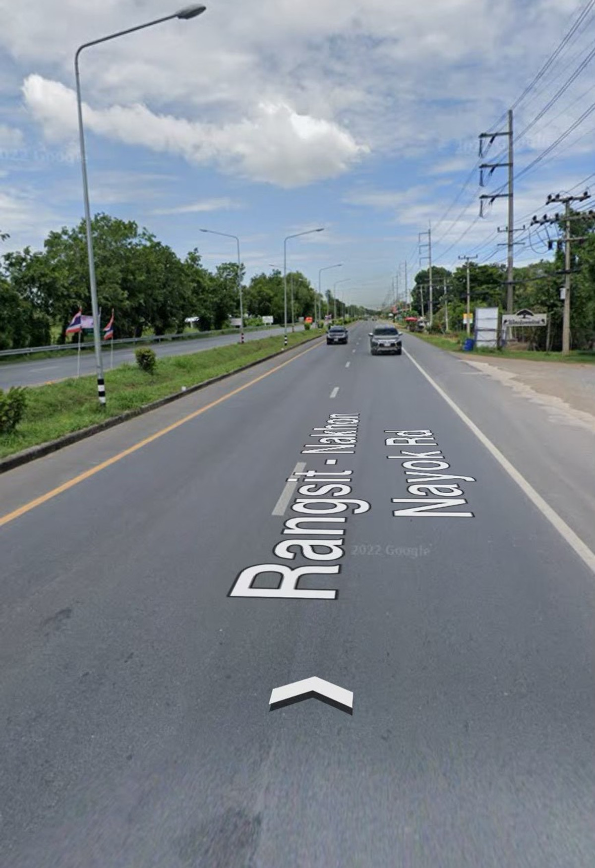 LAND FOR SALE Klong15 Ongkharak Land for sale, 40 rai, next to Rangsit-Ongkharak Road, Klong 15. – รูปที่ 3