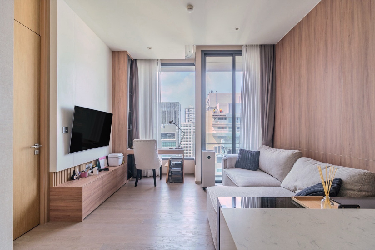 🔥Rent at The Esse Asoke 🔥1BR 1BR 🔥45,000🔥46.5sqm 🔥Floor28