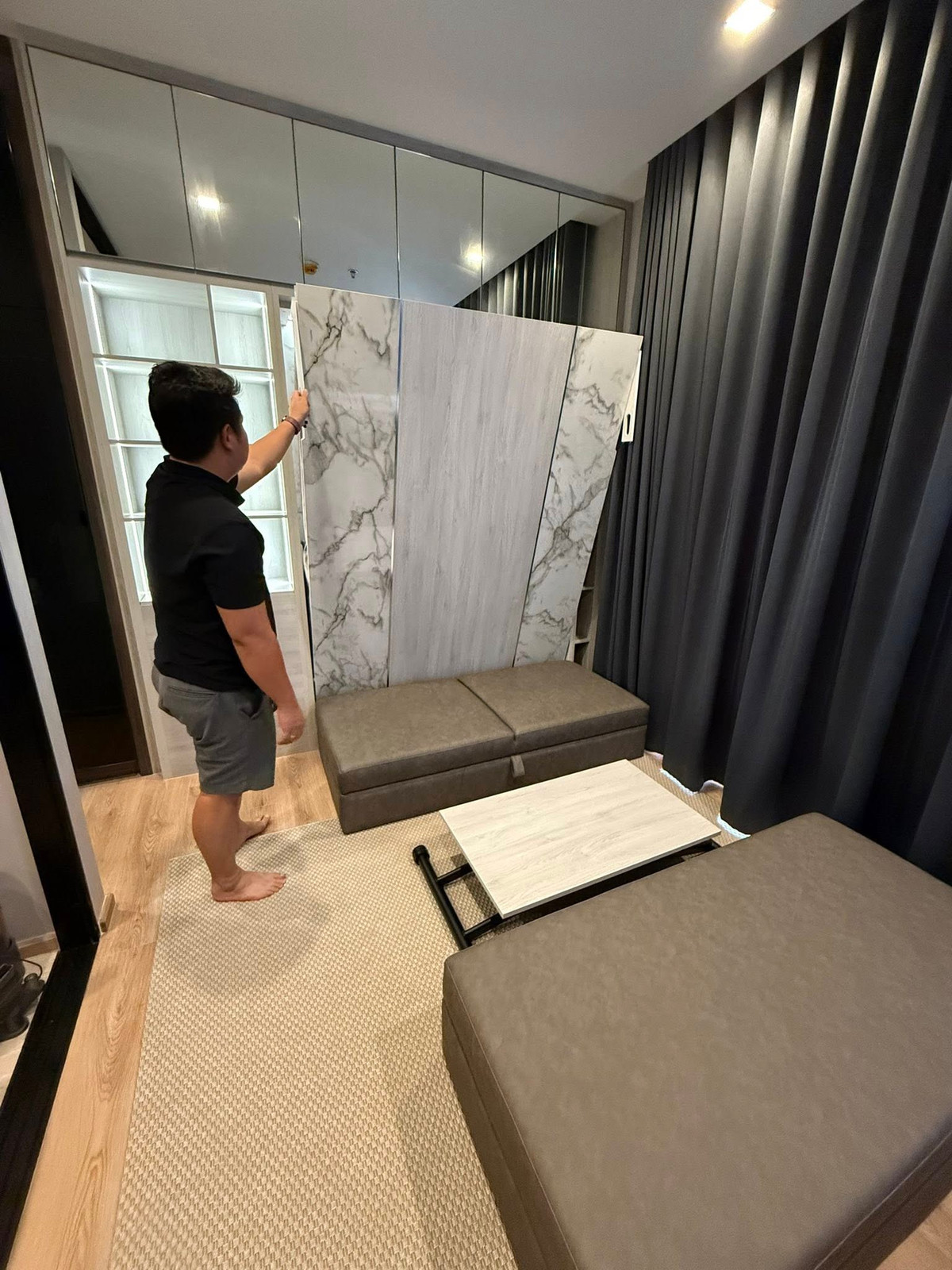 For Rent : Noble Around Ari ห้องใหม่ 1ห้องนอน 1ห้องน้ำ ห้องสวย เฟอร์นิเจอร์ครบ พร้อมเข้าอยู่ – รูปที่ 3