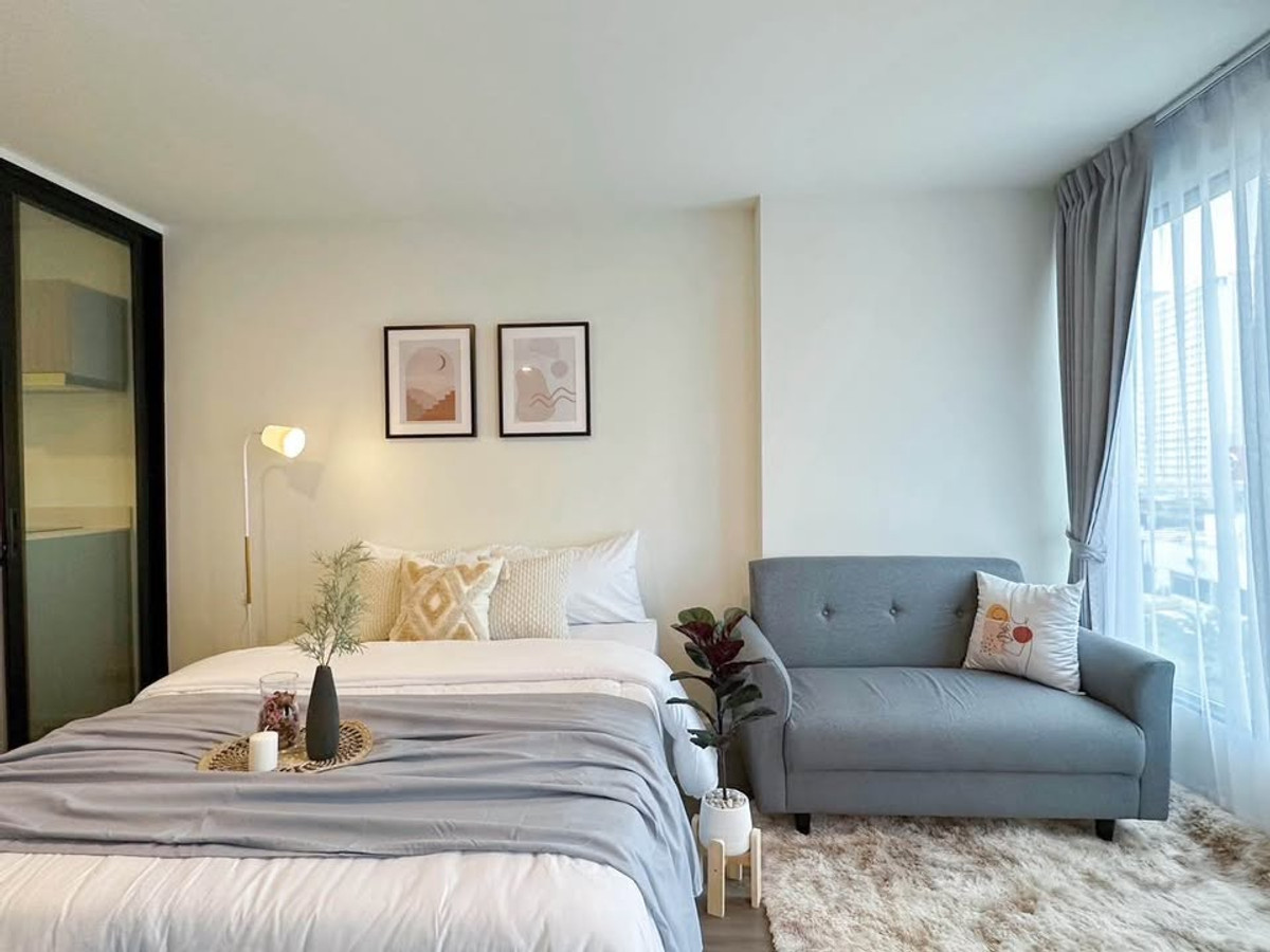 For Rent : ดิ ออริจิ้น รามอินทรา 83 สเตชั่น 1ห้องนอน 1ห้องน้ำ ห้องสวย เฟอร์นิเจอร์ครบ พร้อมเข้าอยู่ – รูปที่ 3