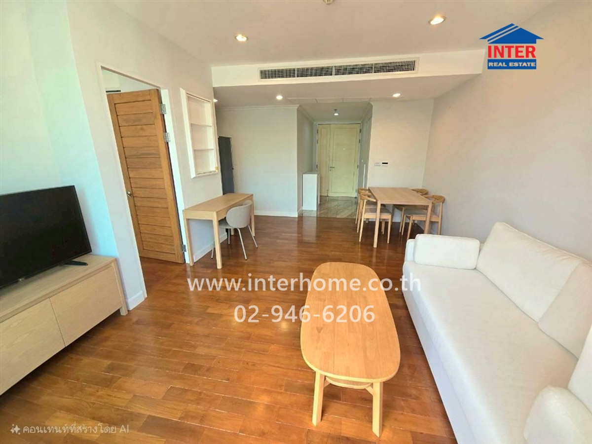 Condominium 57.23 sq m. Baan Siri Thirty One Sukhumvit 31, Soi Sawatdi, Soi Sukhumvit 31, Sukhumvit Road, Watthana District, Bangkok. – รูปที่ 2