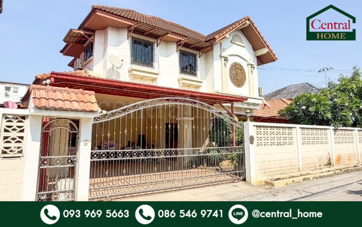 Single house, self-built, 94 square wah, Prasertmanukit 29, Intersection 8 (Soi Mayalap)