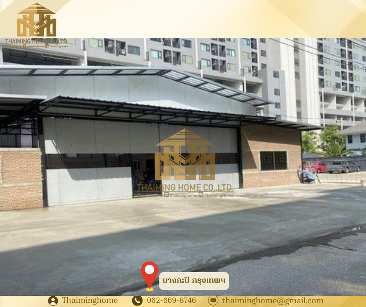 โกดังใหม่พร้อมออฟฟิศ ให้เช่า สไตล์loft ย่านรามคำแหง บางกะปิ ใกล้แยกลำสาลี (TW8-13126) – รูปที่ 4