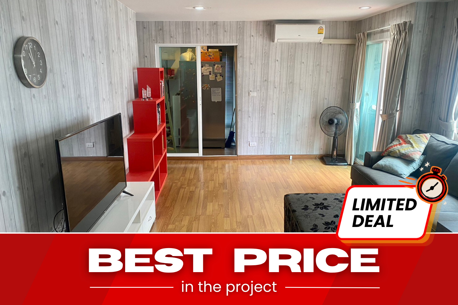 Urgent Sale Large Condo 95 SQM Near BTS On Nut 2 Bed Pool View Ready - U1396218 Urgent Sale Large Condo 95 SQM Near BTS On Nut 2 Bed Pool View Ready - U1396218