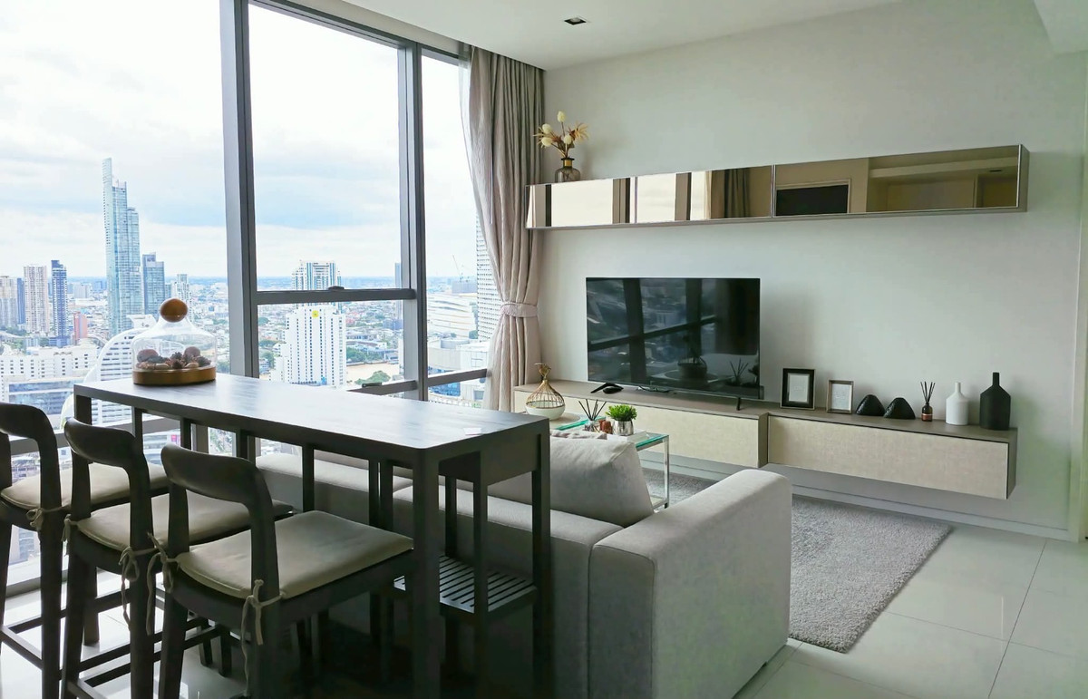 The Bangkok Sathorn 50 m. to BTS Surasak /  sqm High floor, Stunning view🌃 – รูปที่ 2