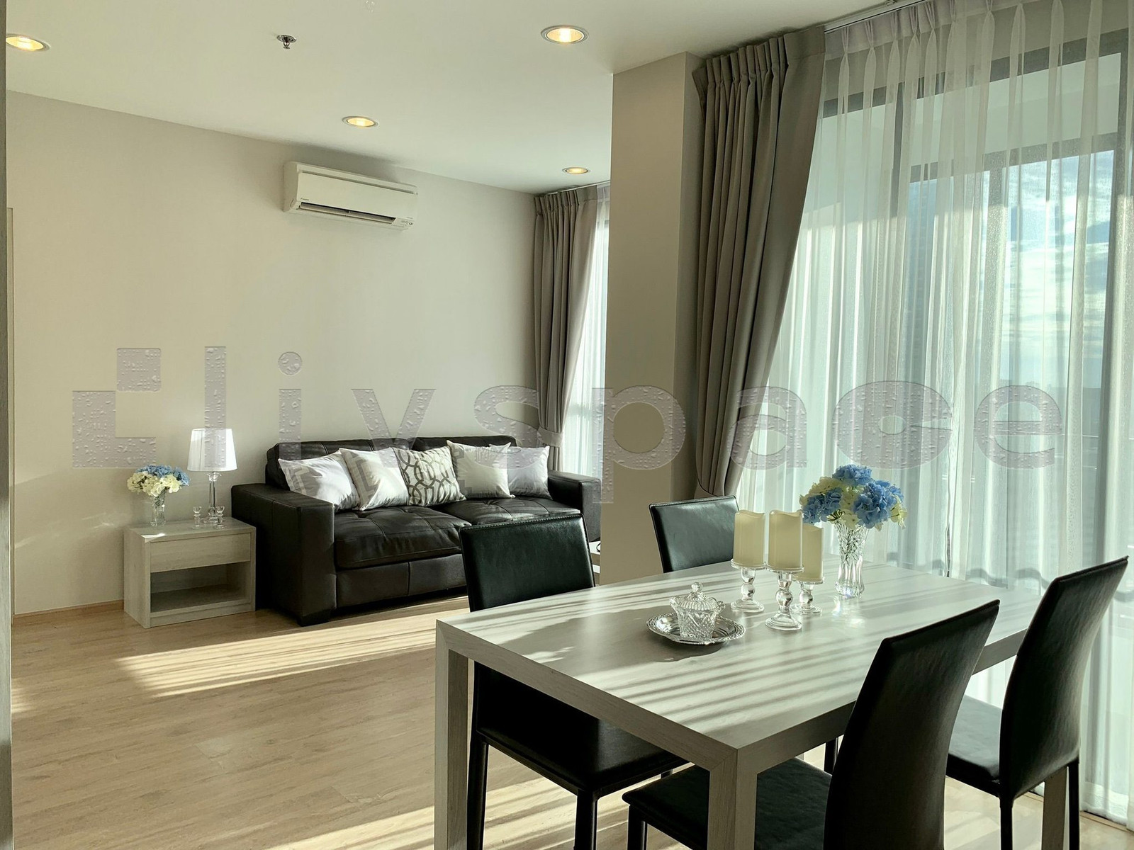 ▚ L0RC28ツ ให้เช่า: Ideo Q Ratchathewi 2 Bed 2 Bath 60ตร.ม. Rare Layout มีเพียง 1 ห้อง/ชั้น พร้อมอยู่✨ – รูปที่ 3