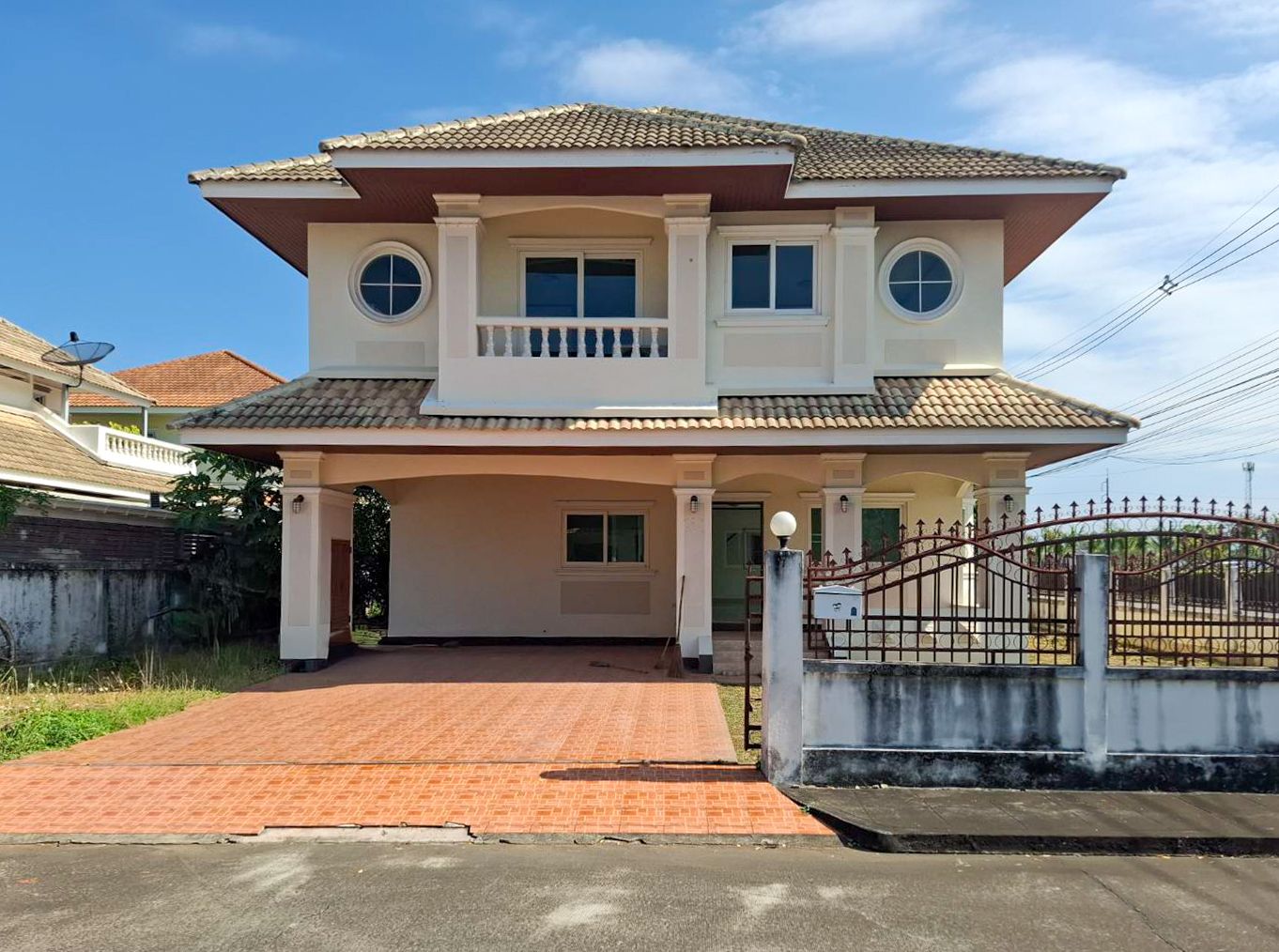 2-Storey Detached House for Sale – Sivalai Village 3 Sankamphaeng, Chiang Mai Corner unit, next to the main road, 103 Sq.Wah