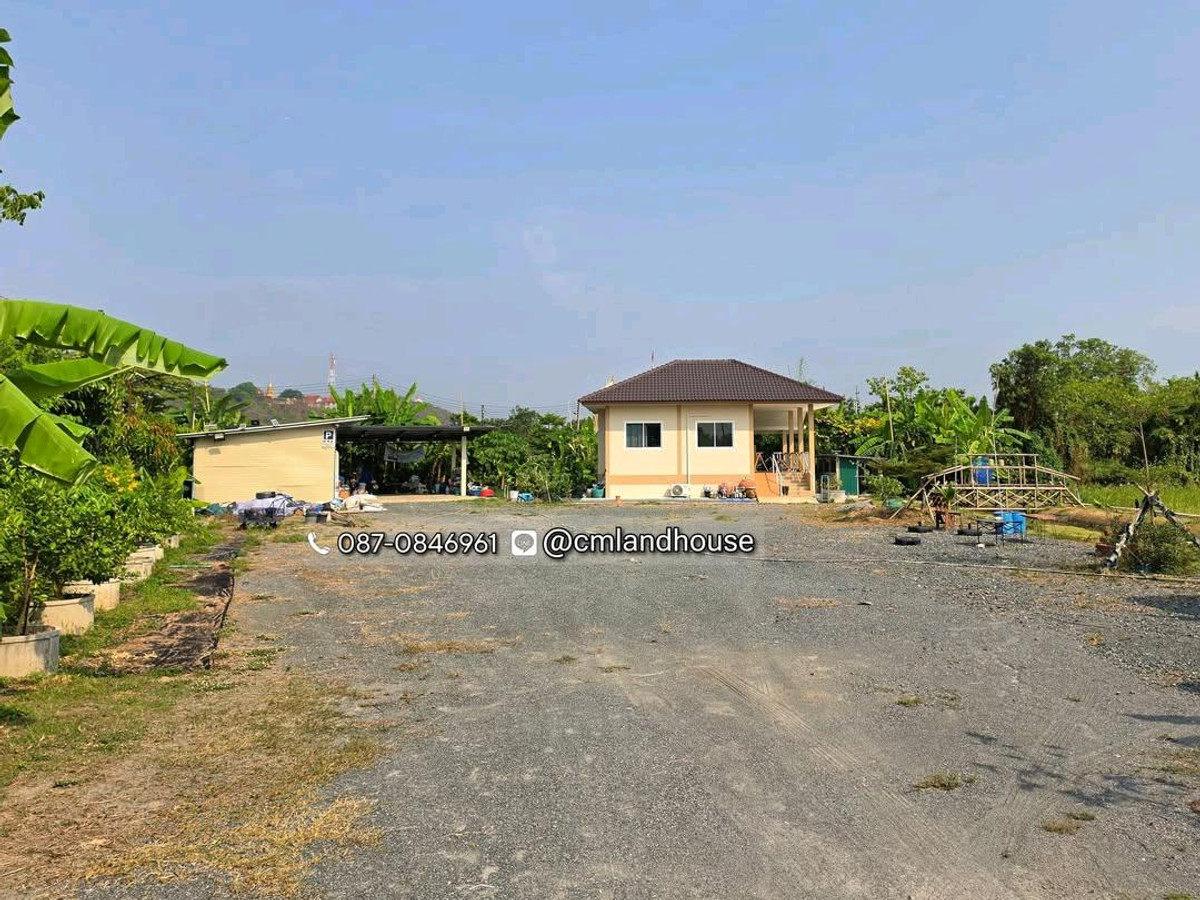 บ้านสวนริมน้ำ 1 ไร่ บ้านใหม่ พร้อมโรงเรือน โรงจอดรถ บาร์น้ำ ที่ดินมีรูปแปลงสวย (รูปถุงทอง, รูปเพชร) เส้นทางตรงไปเซ็นทรัลเฟสติวัล 15 กม. ใกล้ รพ.ดอยสะเก็ด 2 กม. – รูปที่ 3