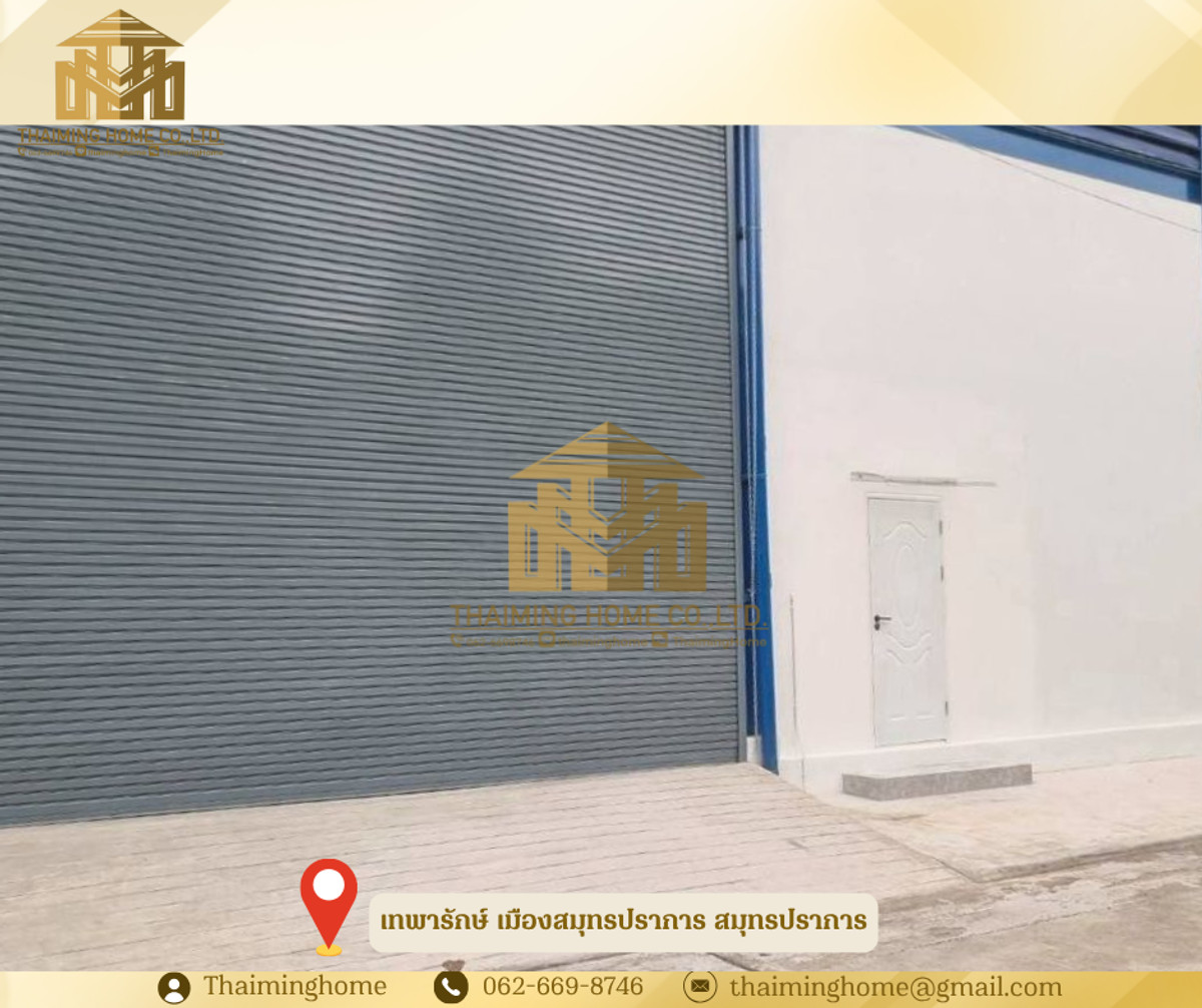 Warehouse with office for rent, size 61 sq m, Theparak, Samut Prakan. – รูปที่ 2