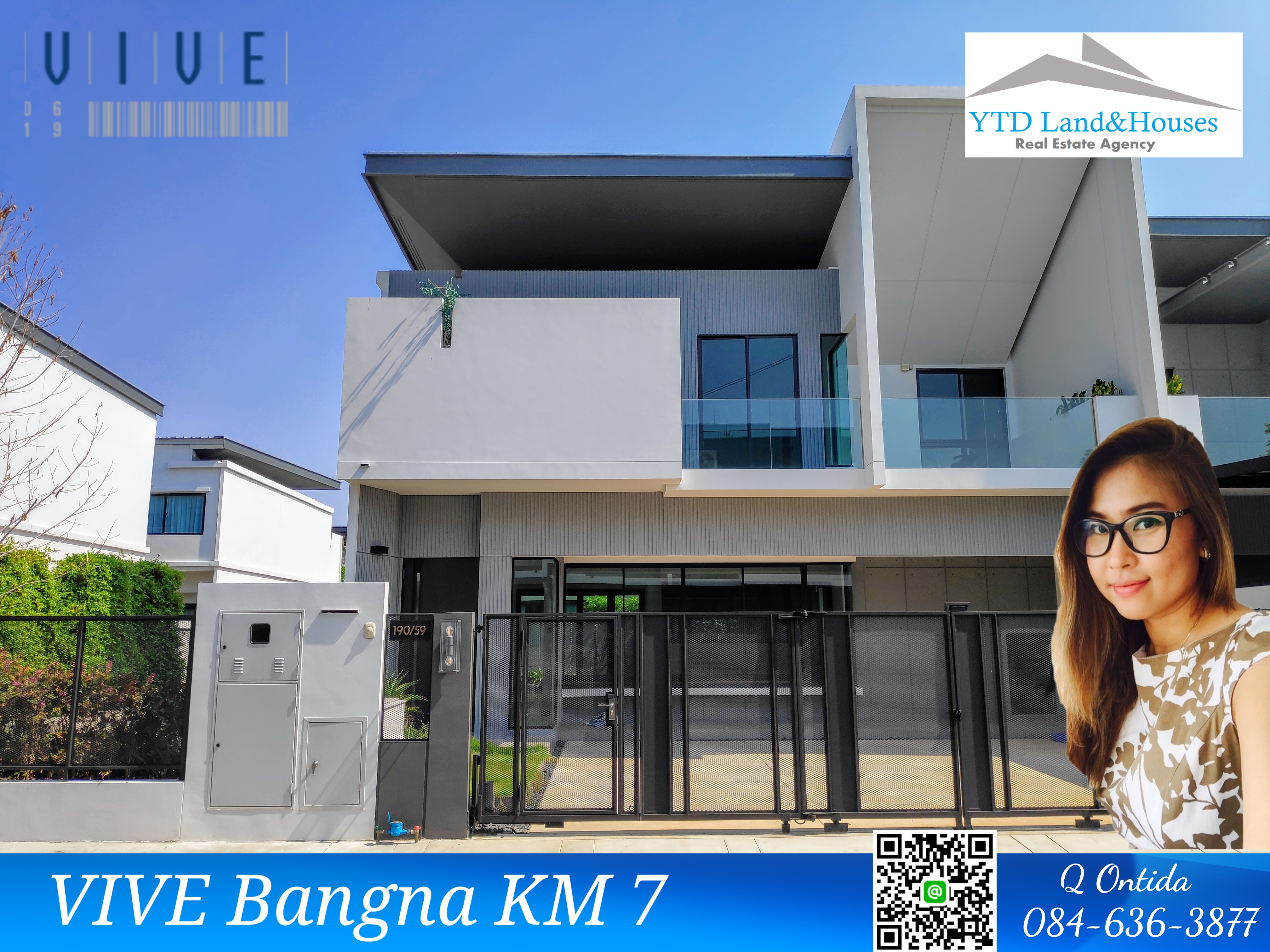 For rent VIVE Bangna km7 renting  70,000 baht/month (Unfurnished) Listing no: YT01-2020