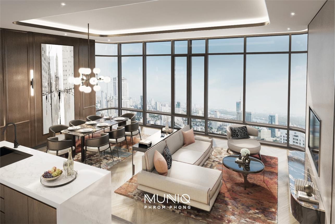 Muniq Prompong: 2bed 2bath 108sqm. Corner South/East 41,000,000 Am: 0656199198