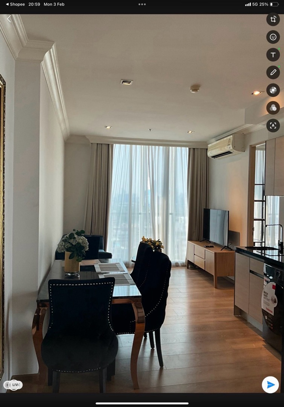 🔥Rent at Park 24 🔥2BR 2BR 🔥50,000🔥56sqm 🔥Floor22 – รูปที่ 3