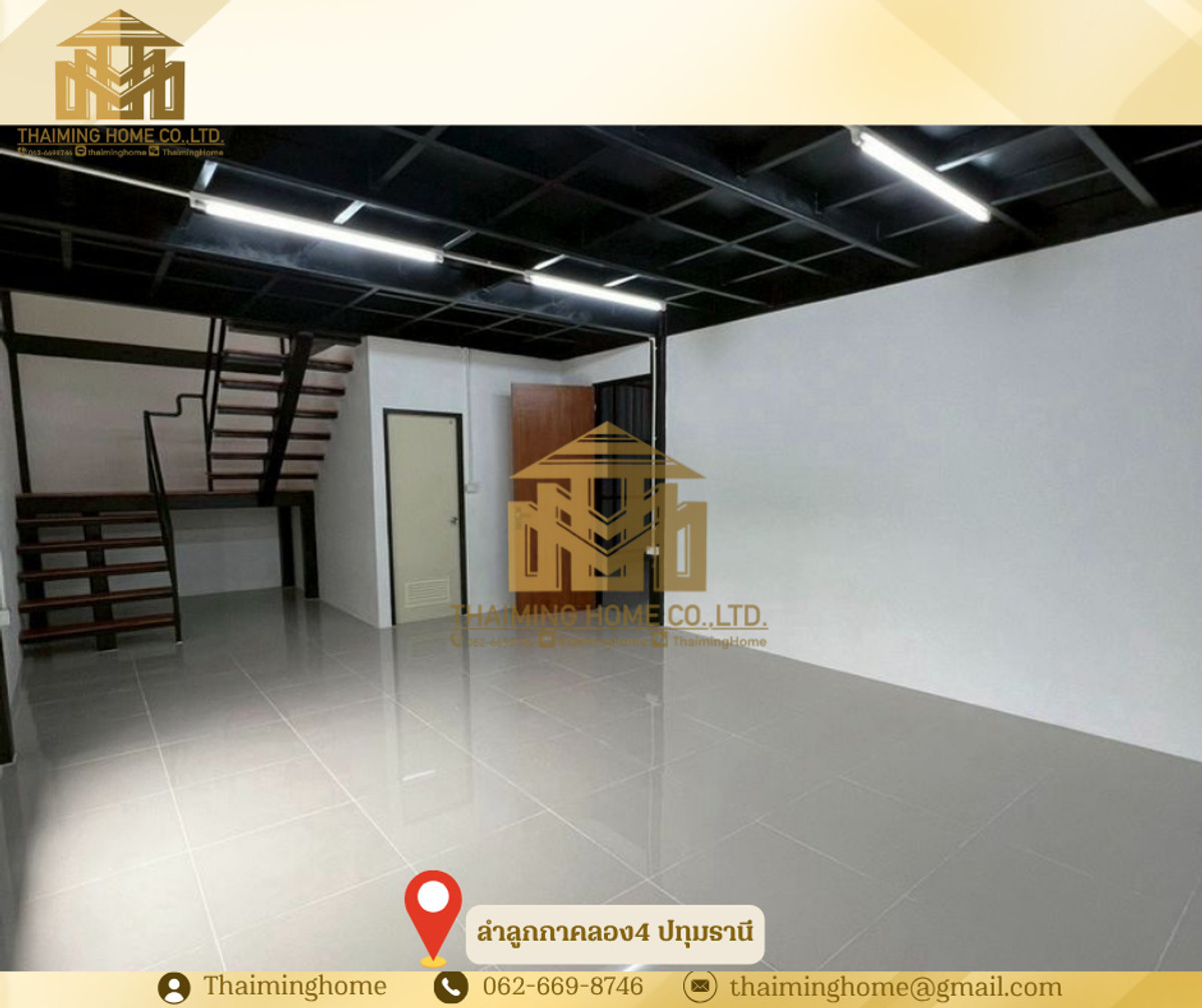 Warehouse for rent with office, ready to use, Lam Luk Ka Khlong 4, Pathum Thani. – รูปที่ 3