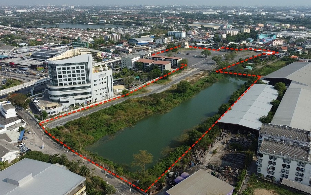 Large plot of land next to Tiwanon Road. Mueang Pathum Thani – รูปที่ 3