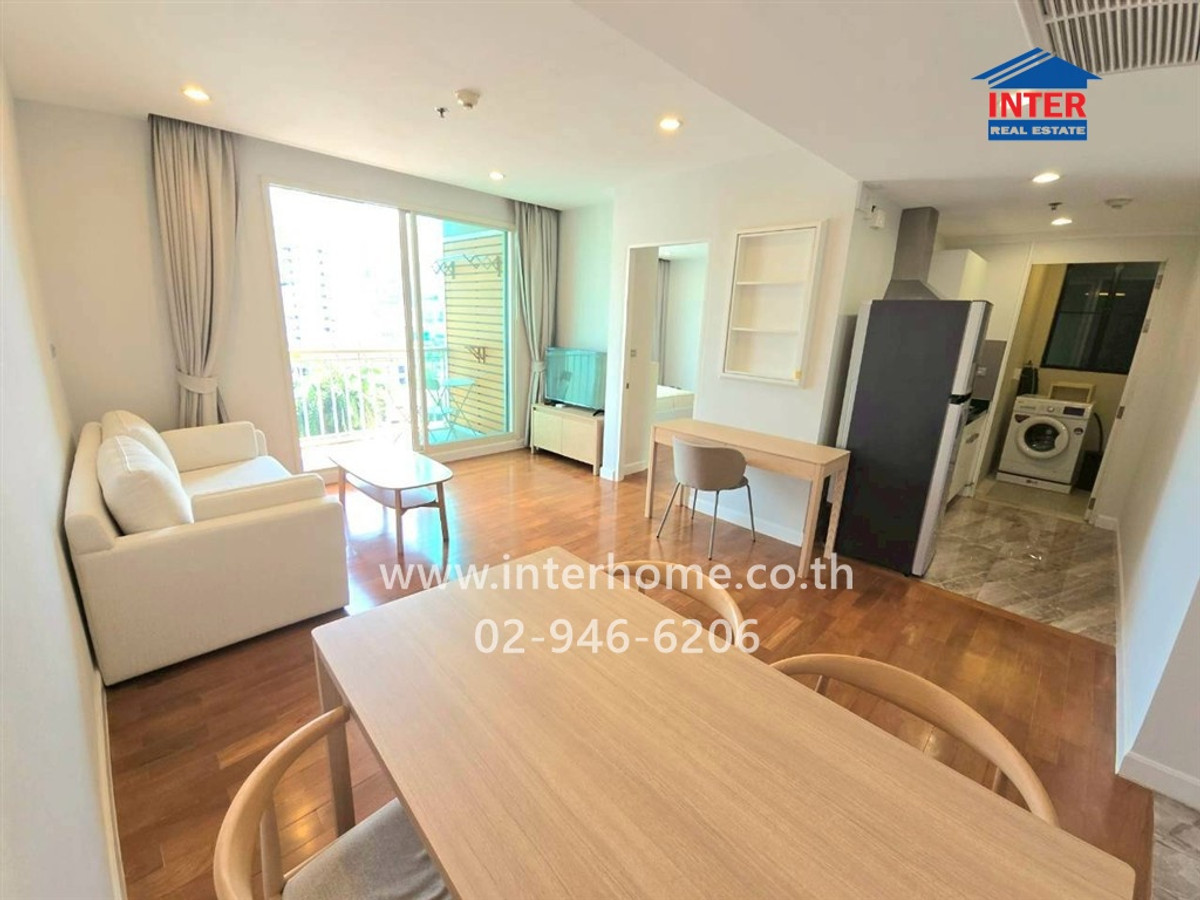 Condominium 57.23 sq m. Baan Siri Thirty One Sukhumvit 31, Soi Sawatdi, Soi Sukhumvit 31, Sukhumvit Road, Watthana District, Bangkok. – รูปที่ 3