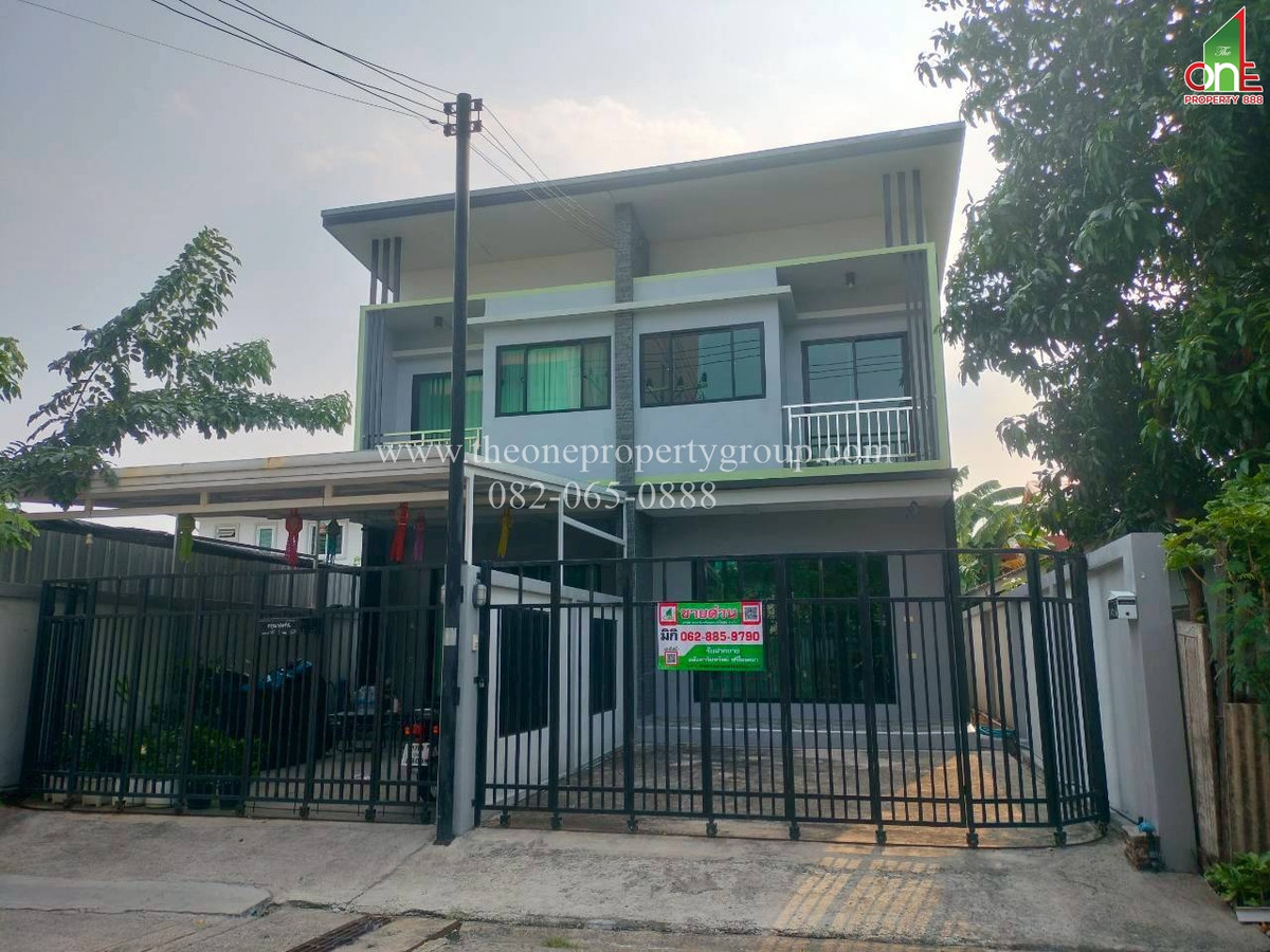 2-story twin house, Rangsit-Nakhon Nayok Road. Prachathipat Subdistrict, Thanyaburi District, Pathum Thani Province