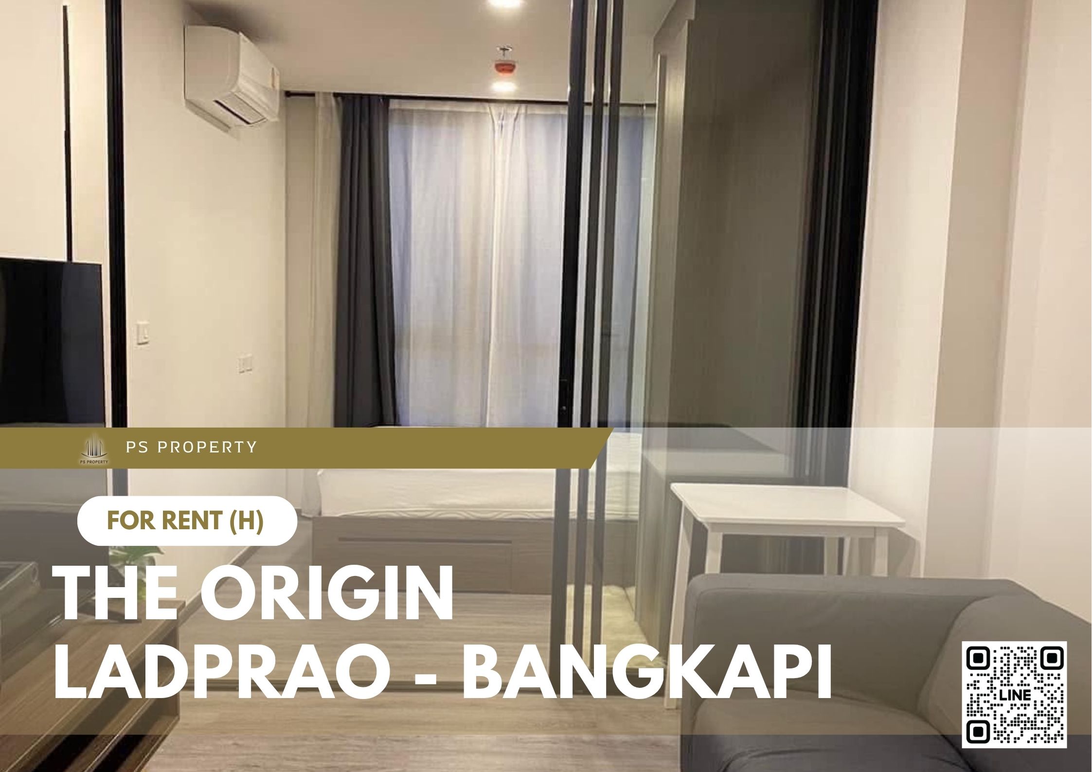 ให้เช่า 📍 THE ORIGIN LADPRAO - BANGKAPI 📍 เฟอร์นิเจอร์ และ เครื่องใช้ไฟฟ้าครบ ใกล้ MRT บางกะปิ