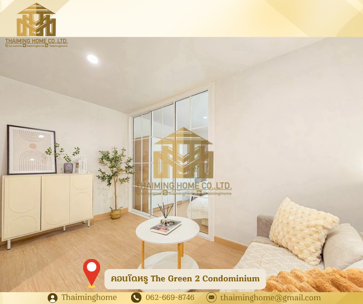 Condo for sale, The Green 2 Condominium, near BTS Punnawithi, newly renovated room, ready to move in, Phra Khanong, Bangkok (TC07-0226) – รูปที่ 3