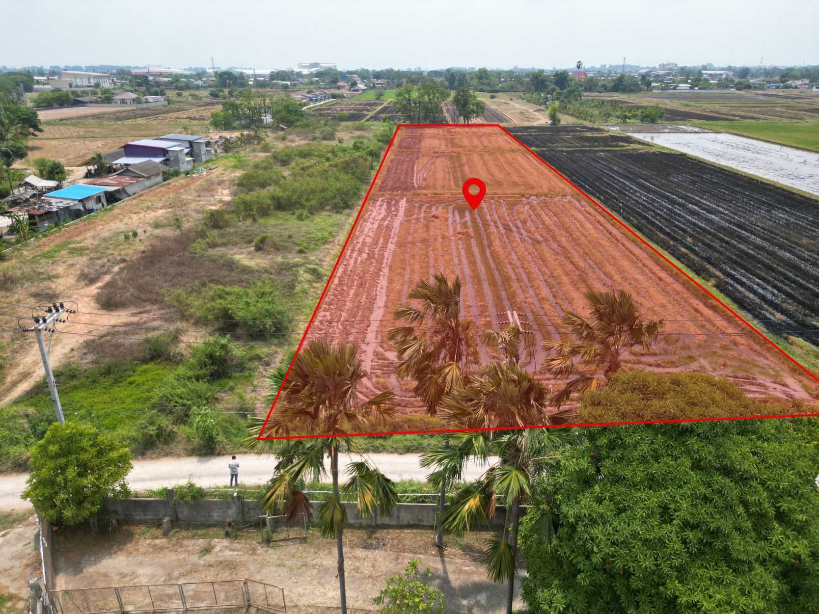 5 rai of empty land near the main road, Ban Krang Zone, Mueang Phitsanulok District. – รูปที่ 3