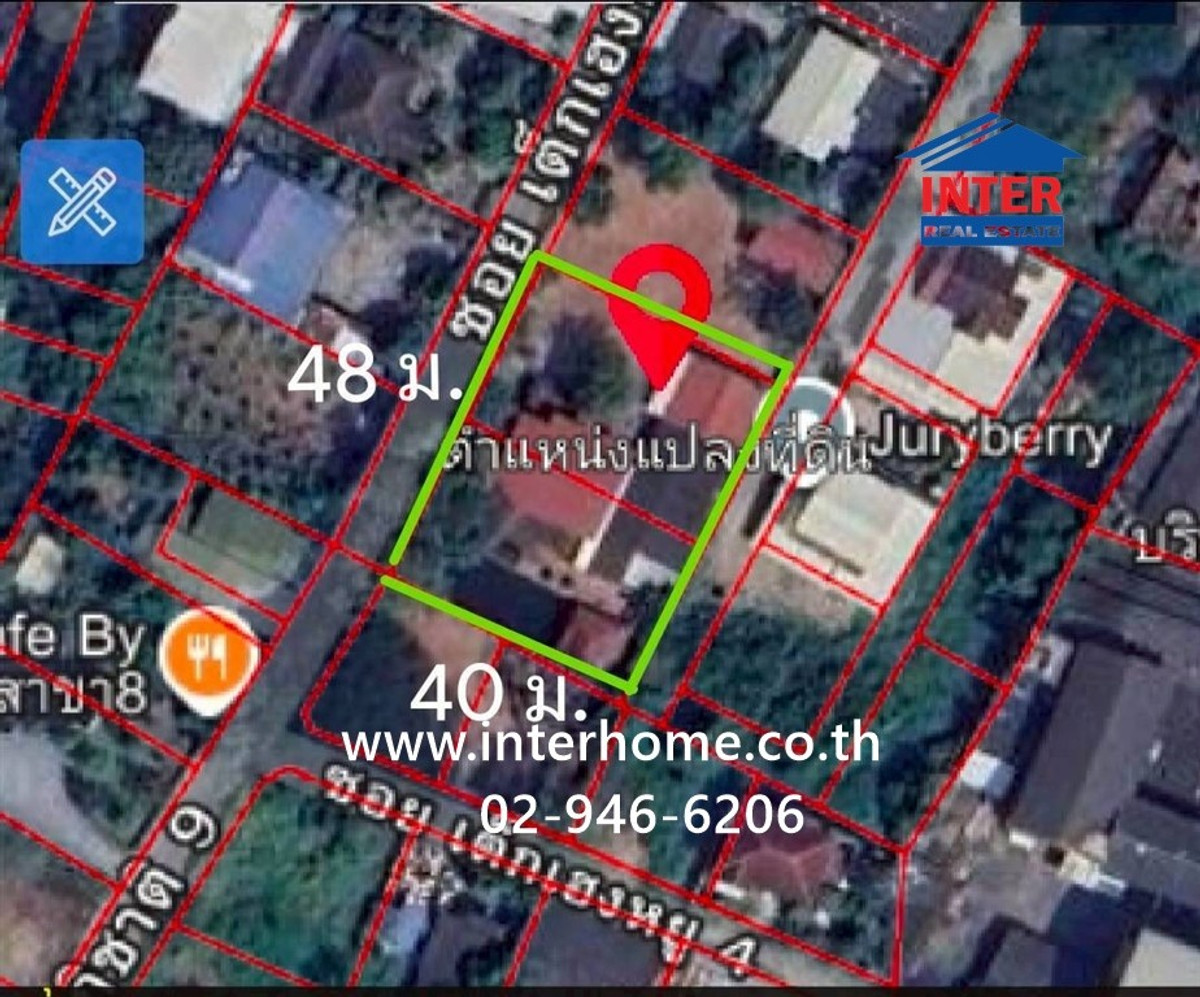 Land + 2-story detached house, 477 sq m. House + land, Soi Thepharak 8 Soi Tek Heng Yu 4 Sukhumvit Road 115, Theparak Road, Mueang Samut Prakan, Samut Prakan – รูปที่ 2