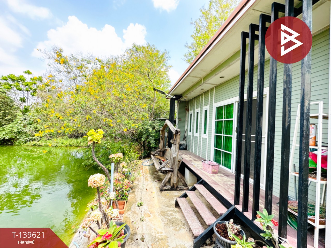 ขายที่ดินพร้อมสวนและบ้านน็อคดาวน์ เนื้อที่ 7 ไร่ 38 ตารางวา ระพุทธบาท สระบุรี ติดถนนล้อมรั้ว ถมดินแล้ว – รูปที่ 3