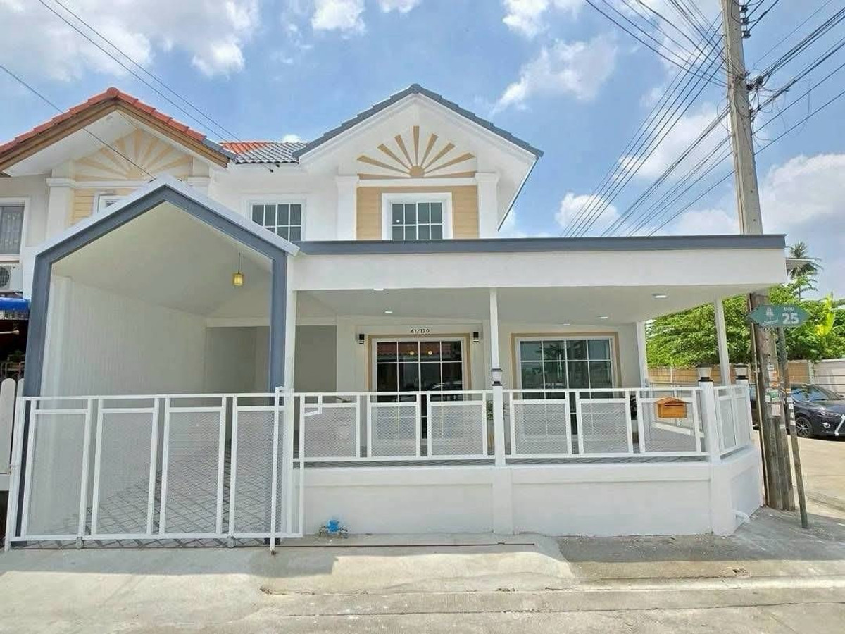 บ้านรีโนเวทใหม่ พฤกษา41 ทาวน์เฮ้าส์ 2 ชั้นหลังมุมนอก พร้อมเข้าอยู่ – รูปที่ 2