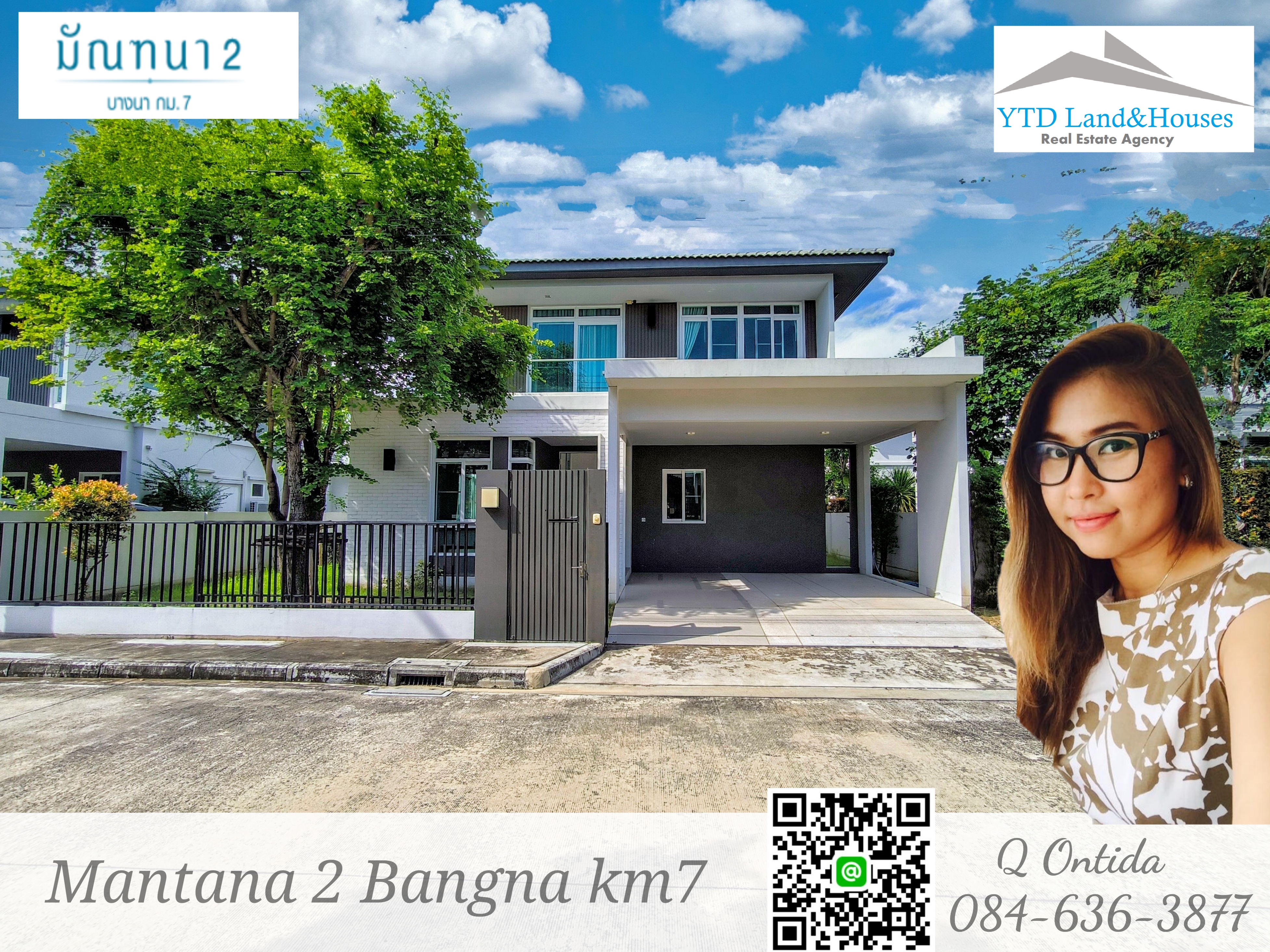 Beautiful House for rent at Mantana (2) Bangna Km7 90,000 Baht/month (fully furnished) Listing no: YT01-1843 Beautiful House for rent at Mantana (2) Bangna Km7 90,000 Baht/month (fully furnished) Listing no: YT01-1843